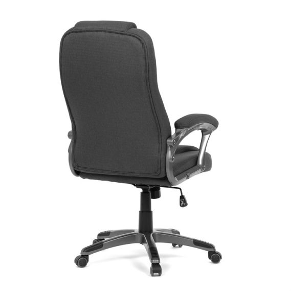 Kancelárske kreslo, hojdací mechanizmus, čierna látka, KA-C713 BK2