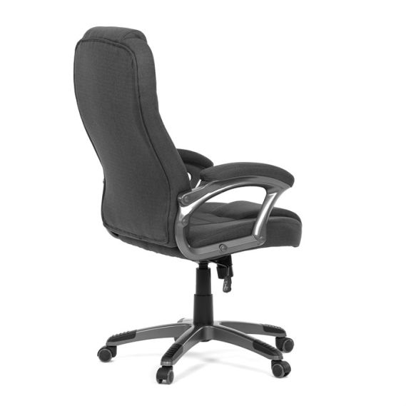 Kancelárske kreslo, hojdací mechanizmus, čierna látka, KA-C713 BK2