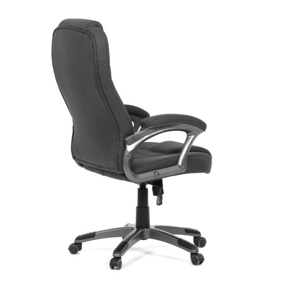 Kancelárske kreslo, hojdací mechanizmus, čierna látka, KA-C713 BK2