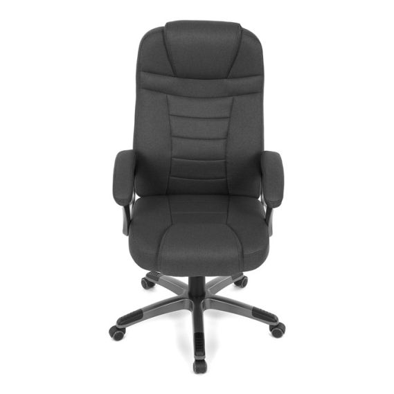 Kancelárske kreslo, hojdací mechanizmus, čierna látka, KA-C713 BK2