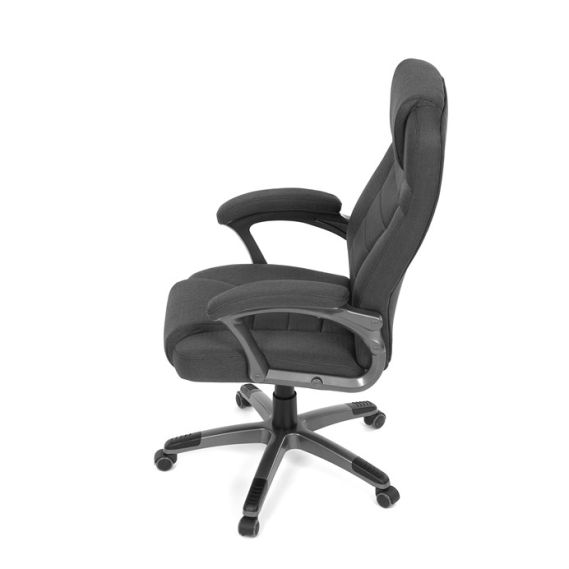 Kancelárske kreslo, hojdací mechanizmus, čierna látka, KA-C713 BK2