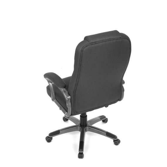 Kancelárske kreslo, hojdací mechanizmus, čierna látka, KA-C713 BK2