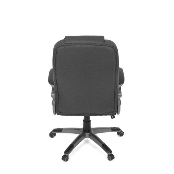 Kancelárske kreslo, hojdací mechanizmus, čierna látka, KA-C713 BK2