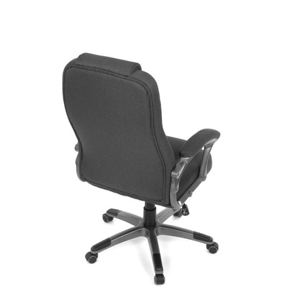 Kancelárske kreslo, hojdací mechanizmus, čierna látka, KA-C713 BK2