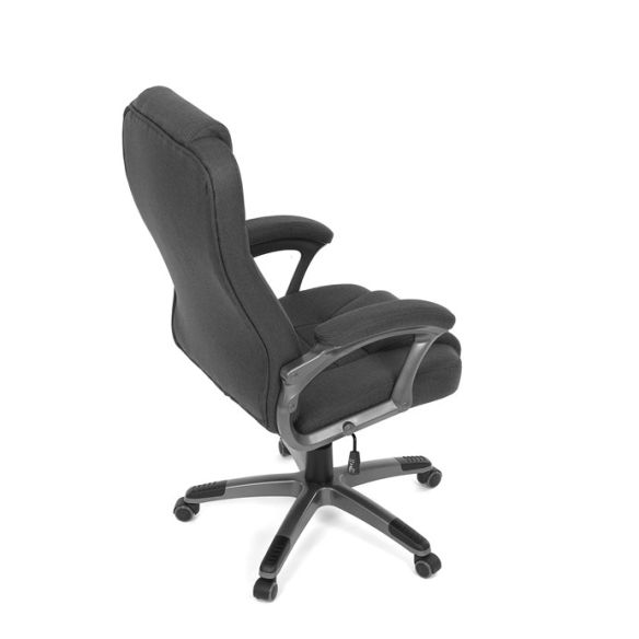 Kancelárske kreslo, hojdací mechanizmus, čierna látka, KA-C713 BK2