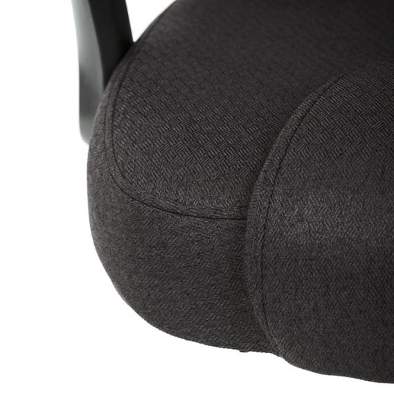 Kancelárske kreslo, hojdací mechanizmus, čierna látka, KA-C713 BK2