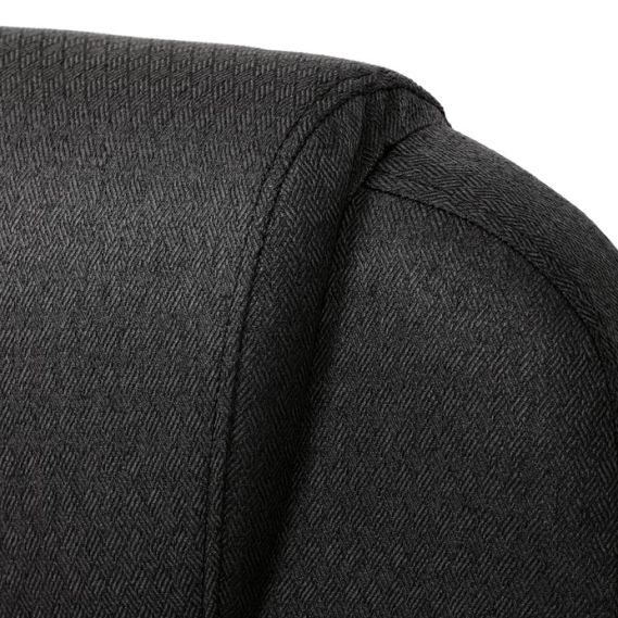 Kancelárske kreslo, hojdací mechanizmus, čierna látka, KA-C713 BK2