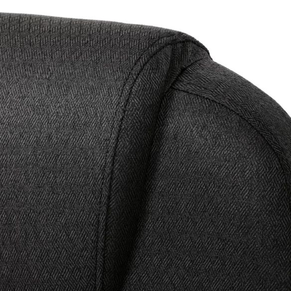 Kancelárske kreslo, hojdací mechanizmus, čierna látka, KA-C713 BK2