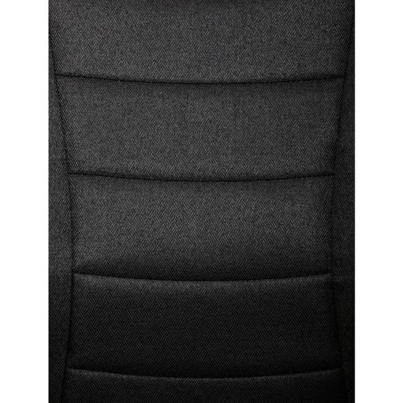 Kancelárske kreslo, hojdací mechanizmus, čierna látka, KA-C713 BK2