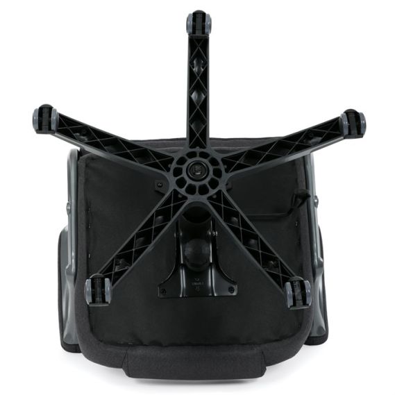 Kancelárske kreslo, hojdací mechanizmus, čierna látka, KA-C713 BK2