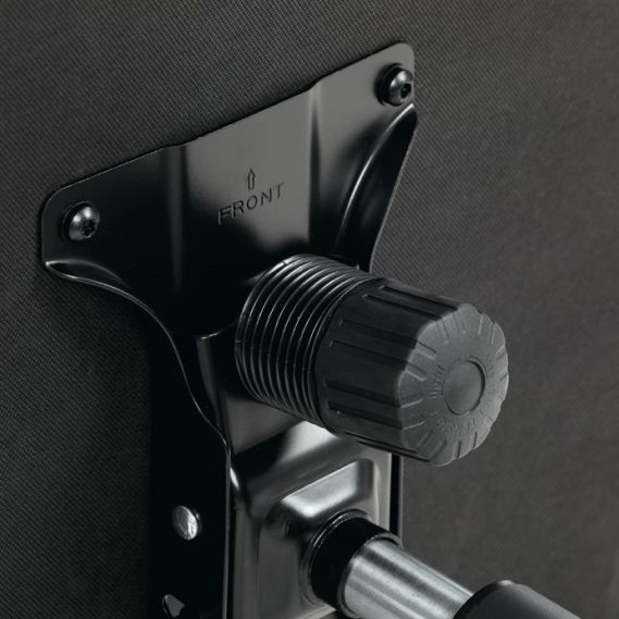 Kancelárske kreslo, hojdací mechanizmus, čierna látka, KA-C713 BK2