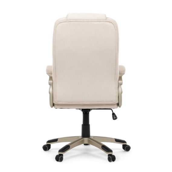 Kancelárske kreslo, hojdací mechanizmus, béžová látka, KA-C713 CRM2