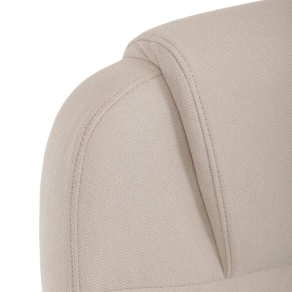 Kancelárske kreslo, hojdací mechanizmus, béžová látka, KA-C713 CRM2