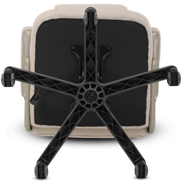 Kancelárske kreslo, hojdací mechanizmus, béžová látka, KA-C713 CRM2