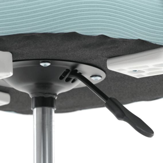 Detská stolička, výškovo nastaviteľná, modrá sieťovina, KA-W8008 BLUE