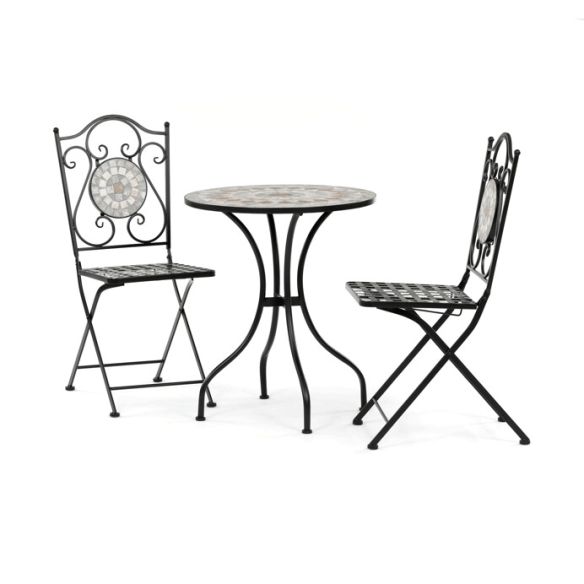 Záhradný set 1+2, keramika, viacfarebná, US1400 SET