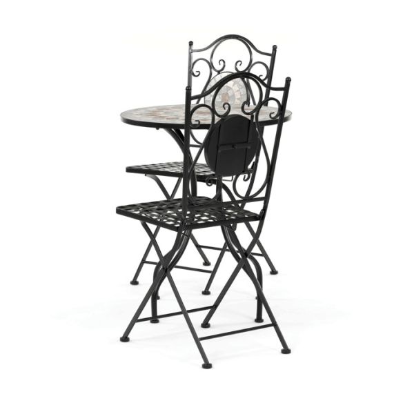 Záhradný set 1+2, keramika, viacfarebná, US1400 SET