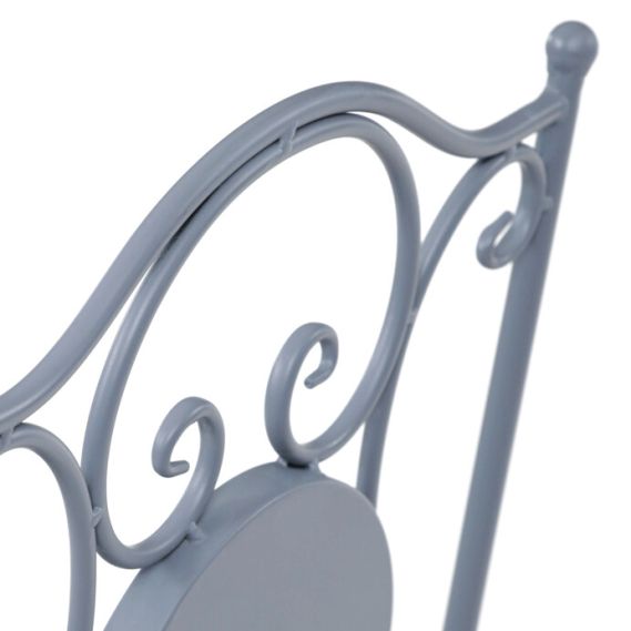 Záhradný set 1+2, kov, keramická mozaika, šedá, US1500 SET