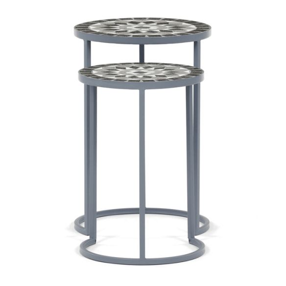 Stojan na kvety 35x35x52cm, keramika, šedá, US1501