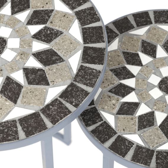 Stojan na kvety 35x35x52cm, keramika, šedá, US1501