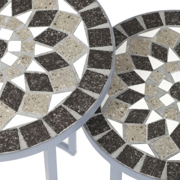 Stojan na kvety 35x35x52cm, keramika, šedá, US1501