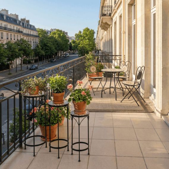 Stojan na kvety 31x31x67cm, keramika, béžová, US1601