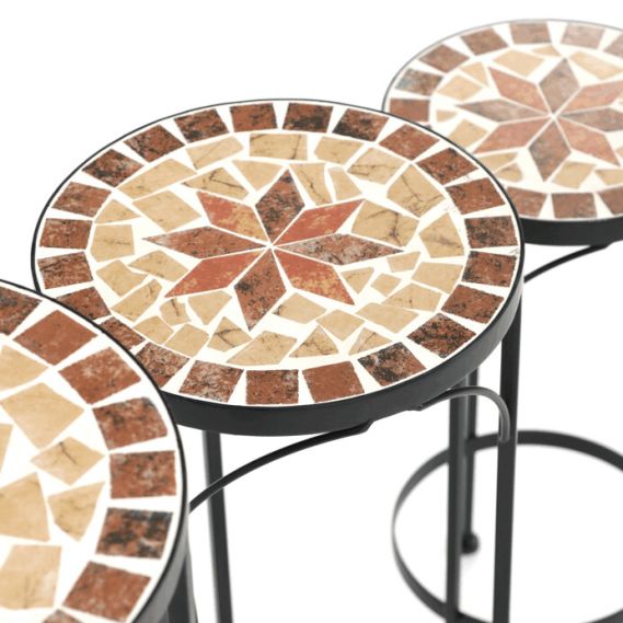 Stojan na kvety 31x31x67cm, keramika, béžová, US1601