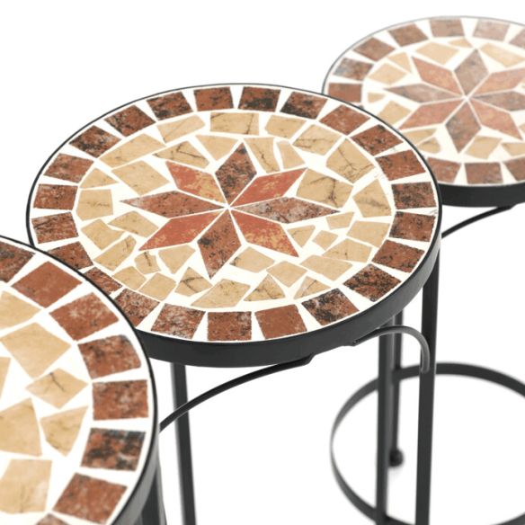 Stojan na kvety 31x31x67cm, keramika, béžová, US1601