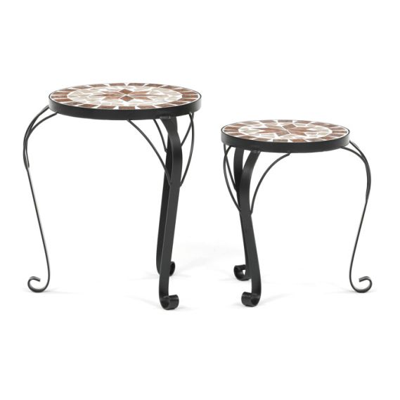 Stojan na kvety 30x30x34cm, keramika, béžová, US1602