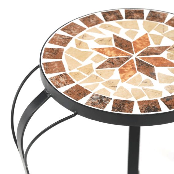 Stojan na kvety 30x30x34cm, keramika, béžová, US1602