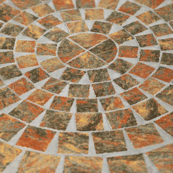 Záhradný set 1+2, kov, keramická mozaika, US1700 SET