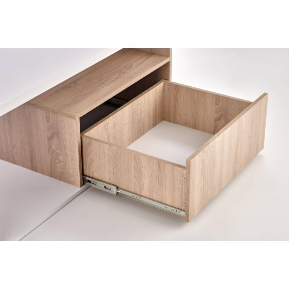 Konferenčný stolík PANTERA, dub sonoma/biela