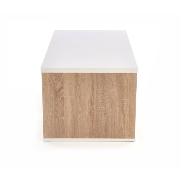 Konferenčný stolík PANTERA, dub sonoma/biela